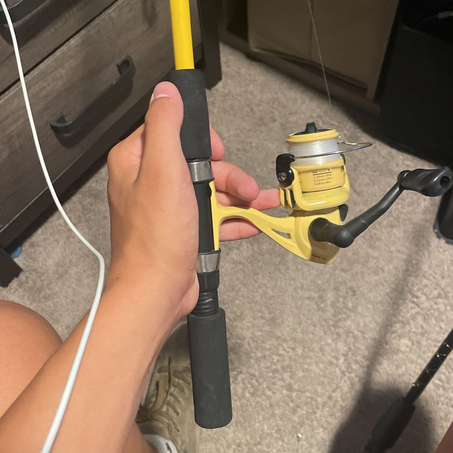 collapsable fishing rod and reel combo