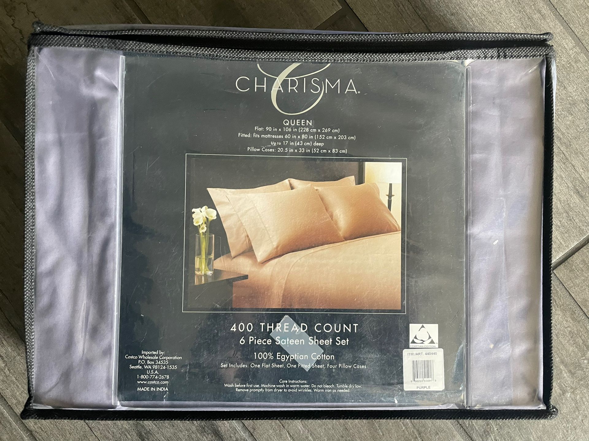 Brand New Charisma 400 Thread Count Sheets -Queen Set for Sale in