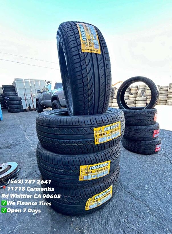 235/55R20 Fullway Set of Tires Installed and Balanced Set de Llantas Nuevas Instaladas y Balanceadas