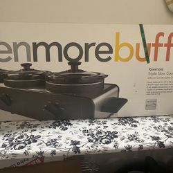 Kenmore Triple Slow Cooker 