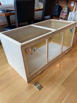 Large hamster cage and accessories