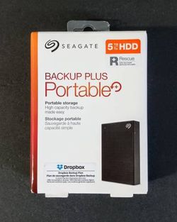 Seagate Portable 5TB External Hard Drive (Brand New)