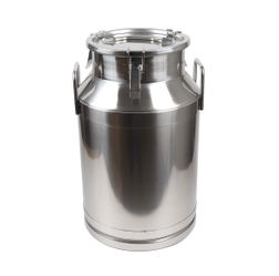 40L/10.56 Gallon 304 Stainless Steel Milk Can - Heavy Duty Milk Jug Milk Bucket