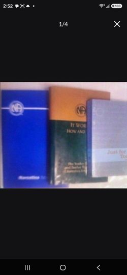 Narcotics Anonymous Books,  $10 each, see 3 pics