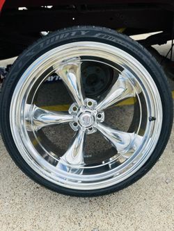 22" american racing wheels with tires 5x127 we finance 