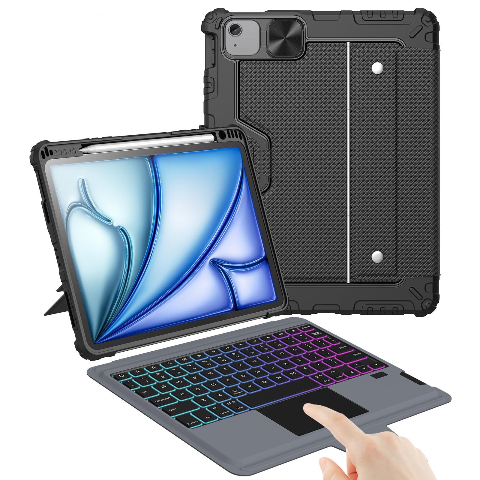 iPad Air 11 Case With Detachable Keyboard 