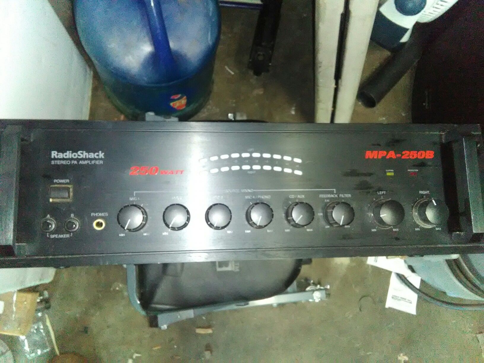 Radio Shack 250 Watt PA Amplifier.