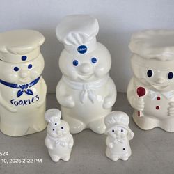 VINTAGE PILLSBURY KITCHEN CANISTERS