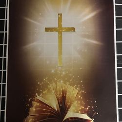 Cross Canvas Poster