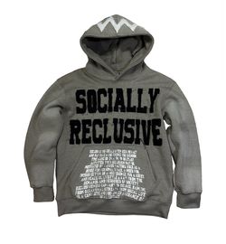 Socially Reclusive Definition Hoodie Grey (Small)