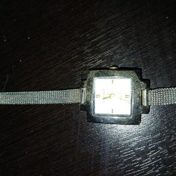 Vintage Claremont Silver Tone Wrist Watch 