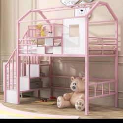 Loft Pink White Bed Perfect 
