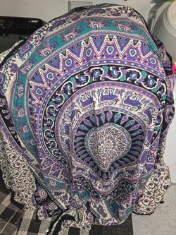 Square Mandala Tapestry