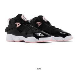 Pink And Black Jordans 