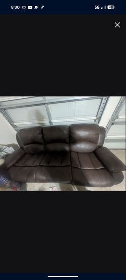 Brown sofa Recliner free