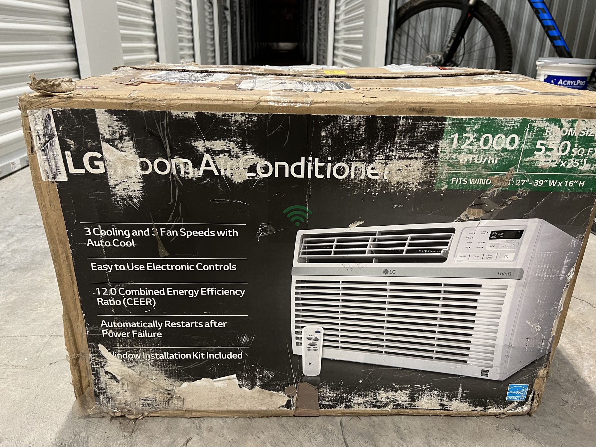 Window Air Conditioner, New, LG