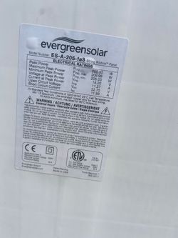 205w solar panels