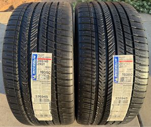 TWO NEW 285/40ZR21 Michelin Pilot Sport All Season AS4 Tires 285-40-21 285 40 21
