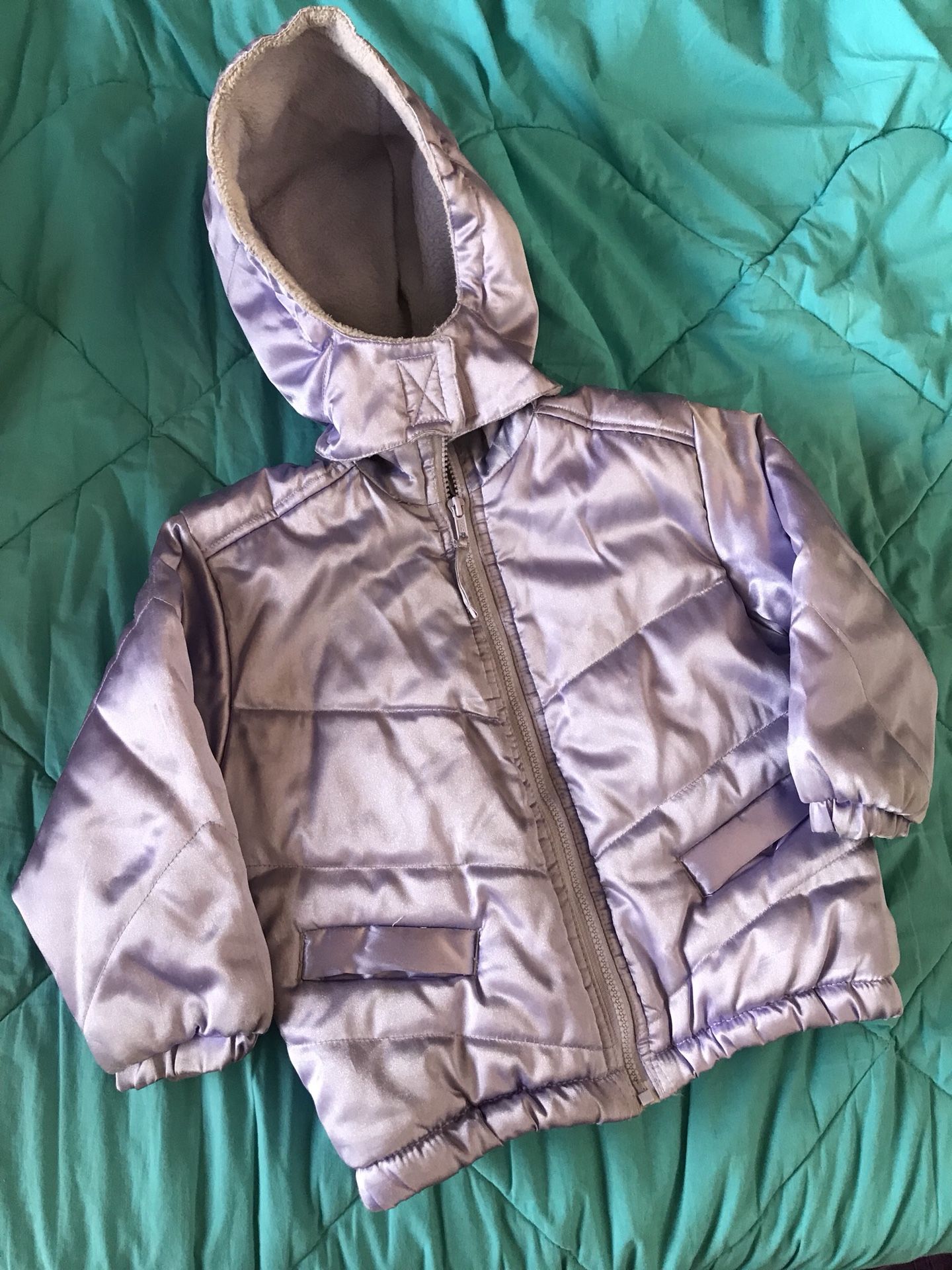 Purple winter jacket Coat Size 2T Toddlers Girls