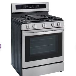 Natural Gas Stove With Built In  Air Fryer New 