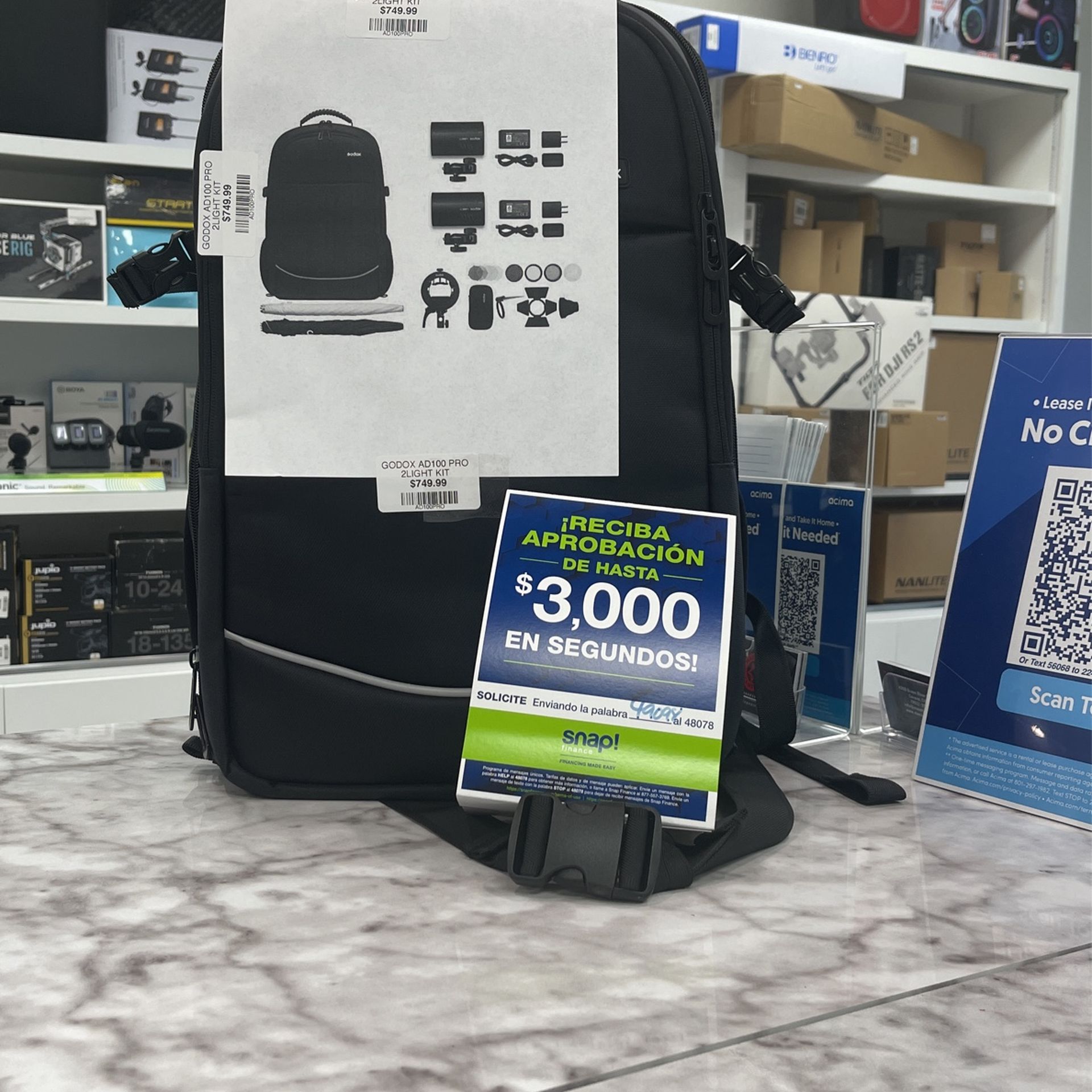 Godox Ad100 Pro 2 Light Kit With Accessories