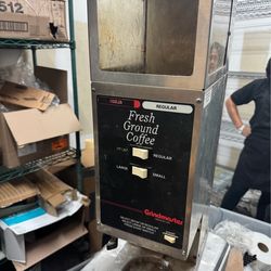 Industrial dual coffee grinder