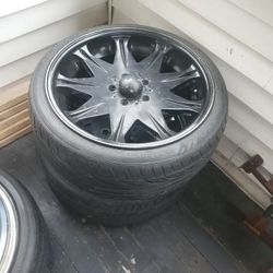 20"Black 5 Lug Rims 