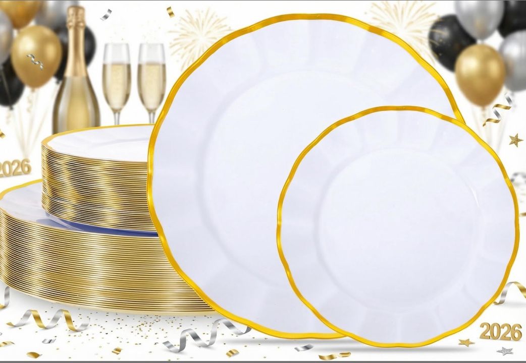 Plastic Plates 60 Set