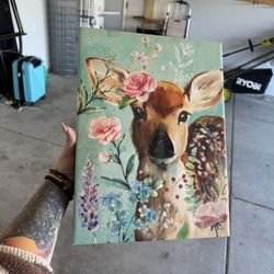 Deer painting 