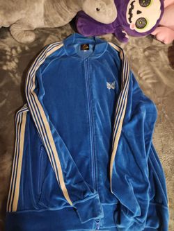 Needles track jacket size XL blue color