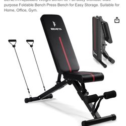 Beneta Adjustable Weight Bench for Full Body Workout 