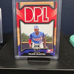 Felnin Celestin Game Used Patch Rookie