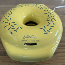 Sunbeam Donut Shaped Donut Maker Sunny Yellow Model FPSBDML920