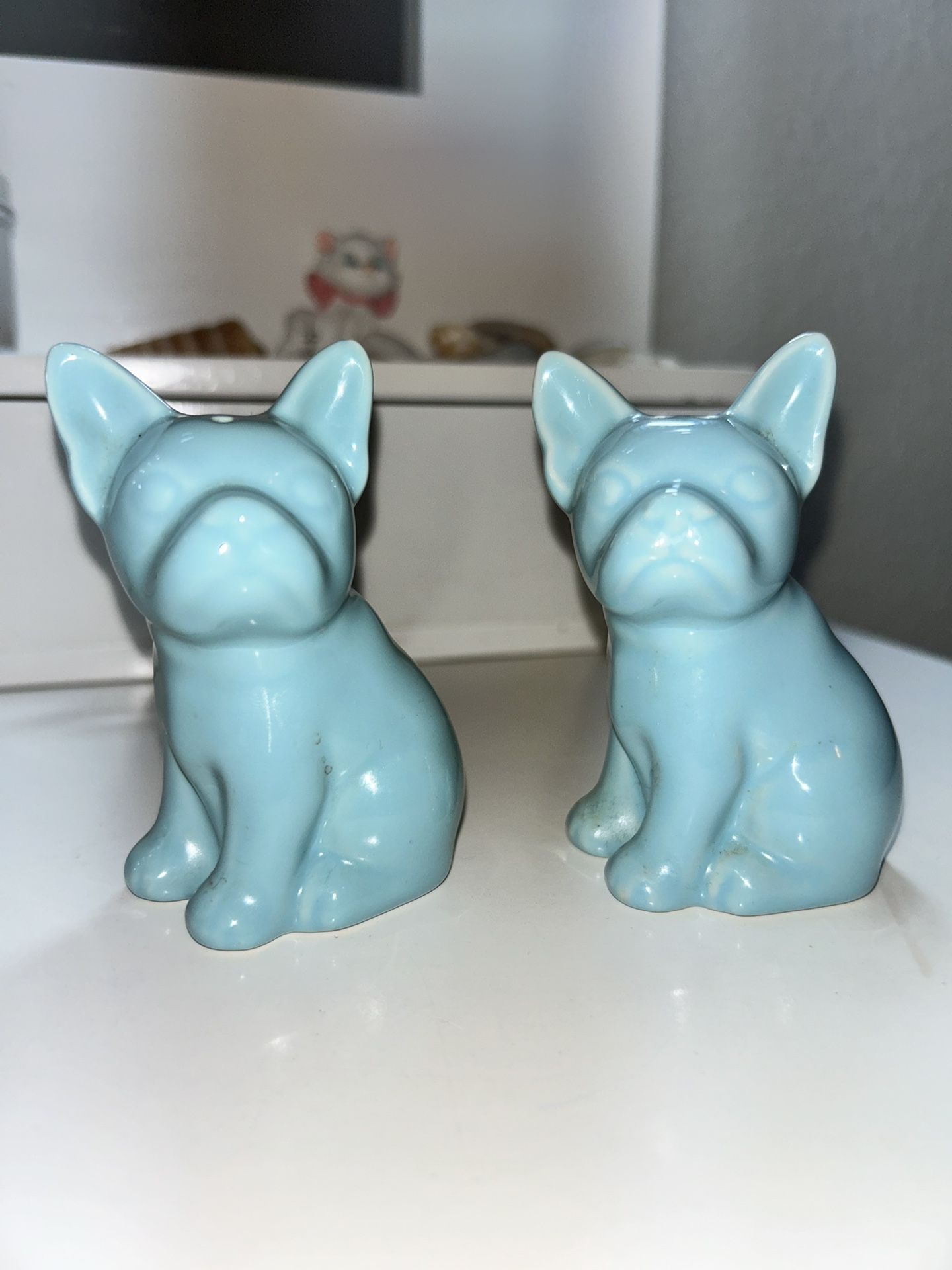 Light Blue Frenchy Salt & Pepper Shakers