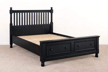 Full size bed w drawers - solid wood USA made