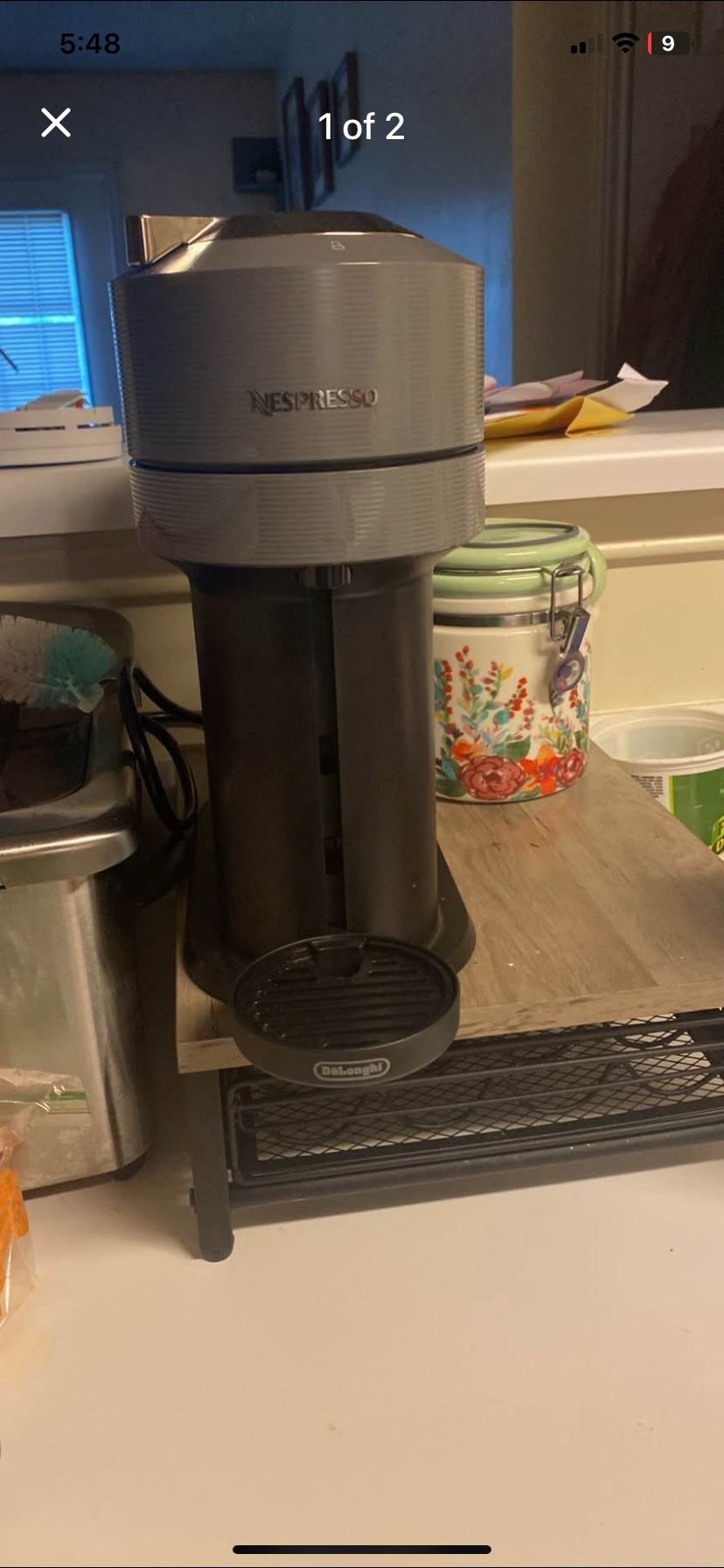 Nespresso Machine Barely Used Come With Nespresso Pods Holder