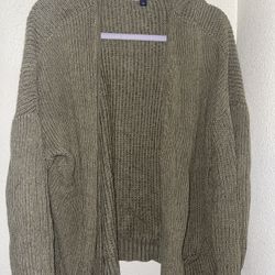 Green Cardigan 