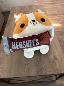 Snackles 14” hershey’s corgi bengi dog plush