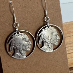 Nickel Earrings on sterling ear wires