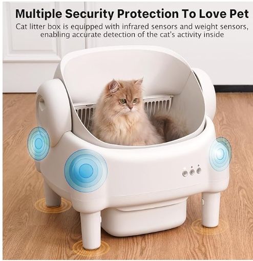 Electric cat litter box