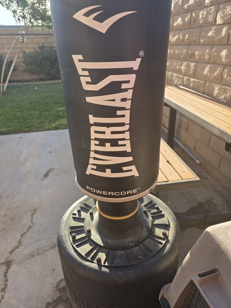 Everlast Powercore Free Standing Indoor Rounded Heavy Duty Fitness Training Punching Bag