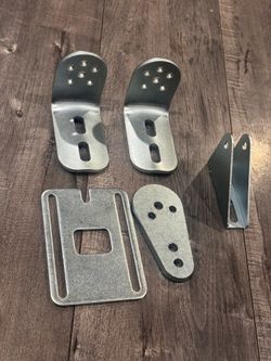 MIGHTY MULE GATE OPENER BRACKETS 10022671-02 STAINLESS STEEL        C1)