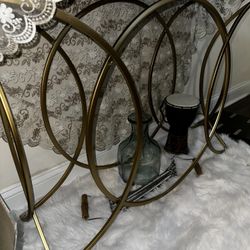Gold Console Table