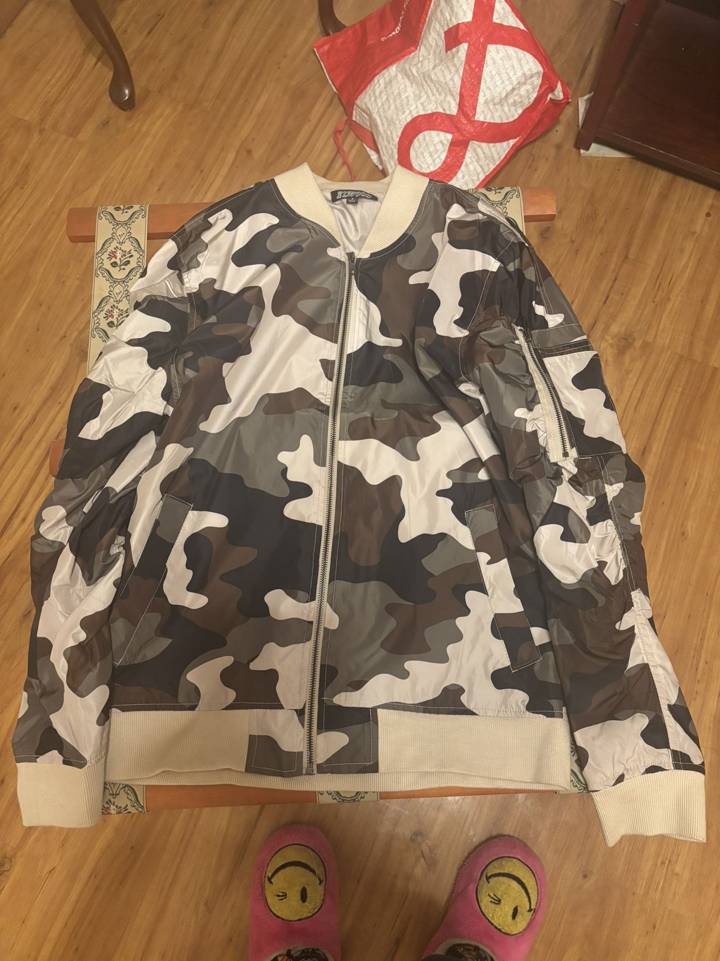 Camo Windbreaker 