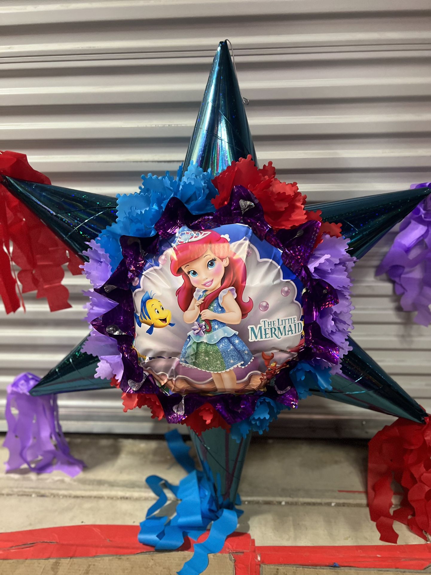 Ariel Regular Star Pinata | Little Mermaid Regular Star Pinata