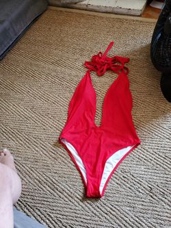 Red Bathing Suit-XL