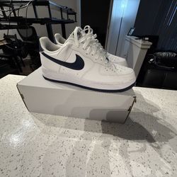 Size 10 Nike Air Force 1 - White/Blue