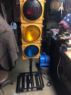 Traffic signal light w / stand