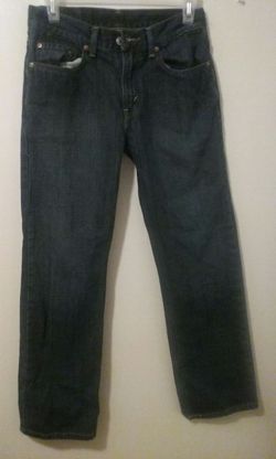 Boy denim Levis strait leg jeans