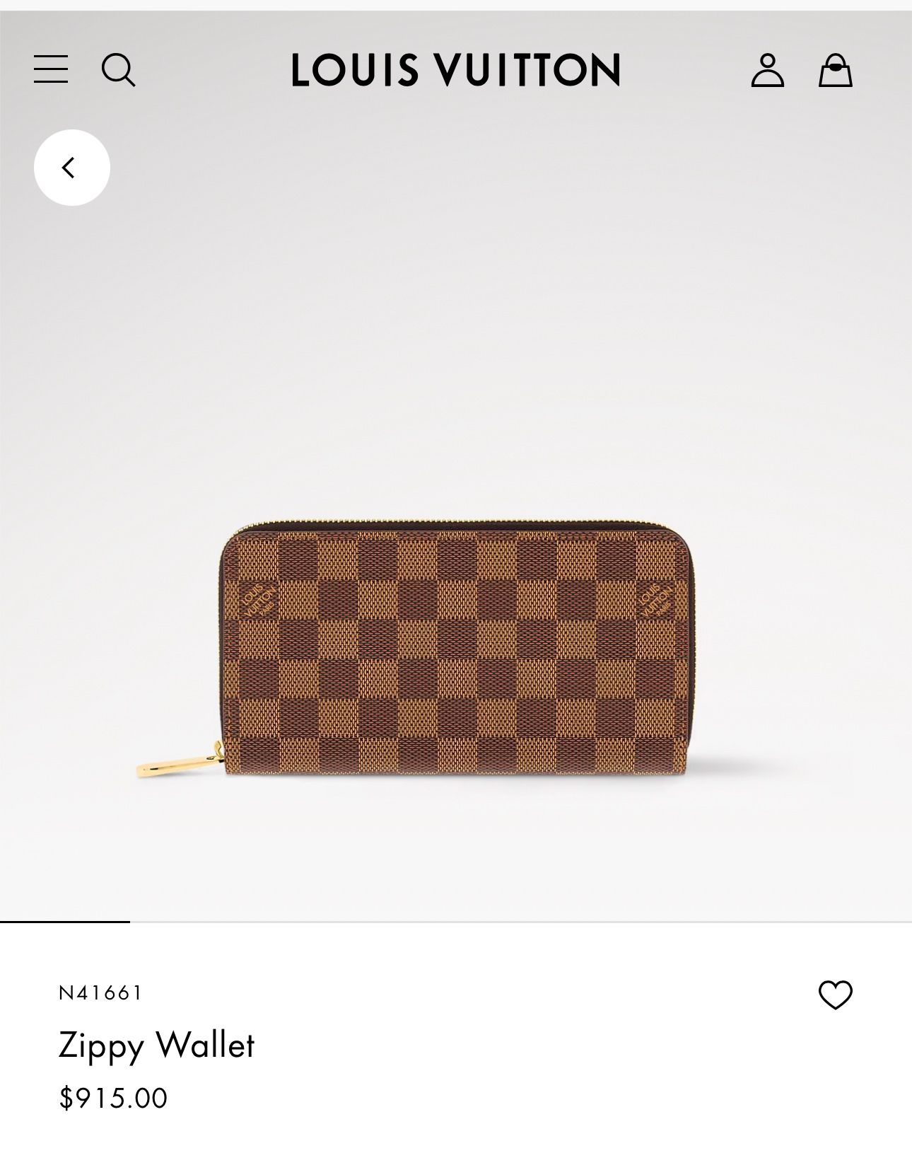 Louis Vuitton Zippy Wallet